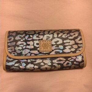 Consuela Leopard print Clutch